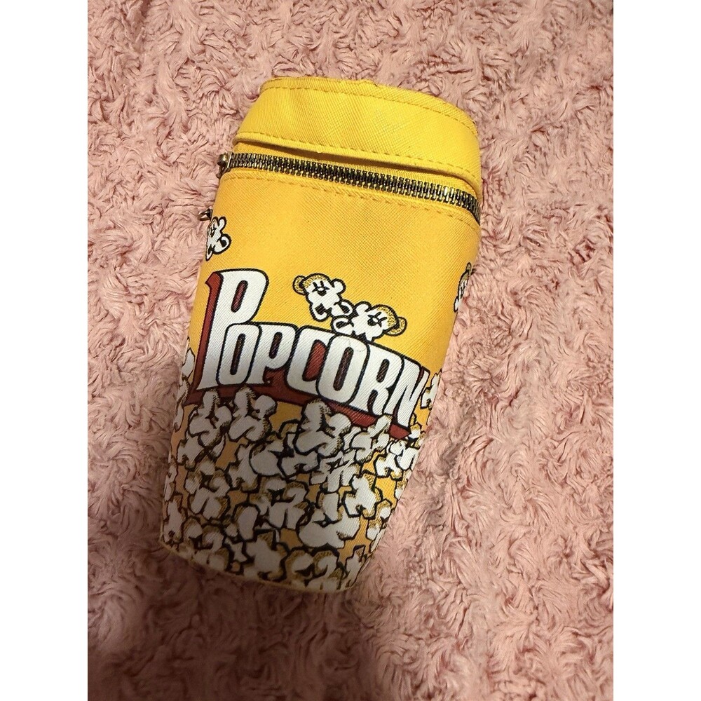 Popcorn Bucket Crossbody Purse Movie Theater Food Fun Bag